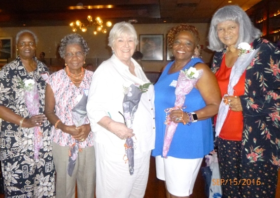 July Birthdays - Dorothy Roberts, Ruth Tucker, Elaine Wilson, Jeanette Wright, Barbara Greene